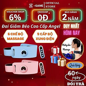 Đai massage cao cấp làm thon gọn vòng 2 thế hệ mới tặng điều khiển từ xa