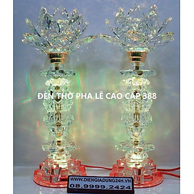 Mua ĐÈN THỜ PHA LÊ CAO CẤP 388 (43cm) 1 CẶP