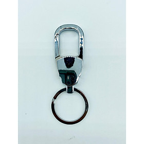 Móc khóa màu bạc sáng bóng cao cấp MK011