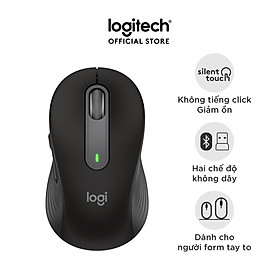 Chuột không dây bluetooth Logitech Signature M650 - Dành cho tay có kích cỡ từ nhỏ tới trung bình, Cuộn SmartWheel, giảm ồn, các nút bên có thể tùy chỉnh - Hàng chính hãng