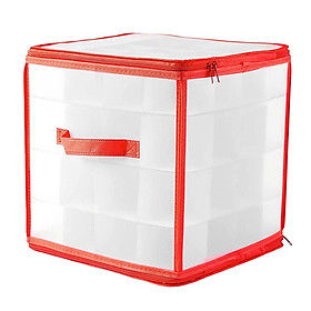 64 Grid Christmas Ornament Storage Box Compartment Durable for Holiday