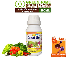 Mua Phân Bón Vi Lượng Canxi Bo Greenhome  Chai 100ml  Kích Rễ  Chống Rụng Trái Non Trên Cây Trồng
