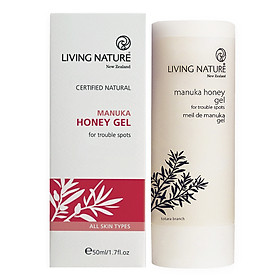 Kem giảm mụn thâm Living Nature Manuka Honey Gel 50ml