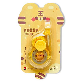 Xóa Kéo Furry Club - 5mm x 12m - Elfen - Mèo Vàng
