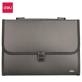 Cặp Tài Liệu A4 Deli - 12 Ngăn - Xanh Dương/ Xanh Lá - 1 Cái - E5559