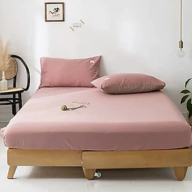 Bộ Ga Gối Cotton Đũi Tici Cao Cấp Nhiều Màu