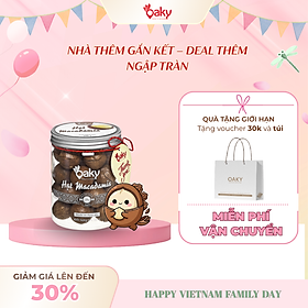 Hạt Macca (Mắc Ca) Rang Oaky Nhập Khẩu Úc – Hũ 250g / 450g – Giàu Dinh Dưỡng, Ăn Liền