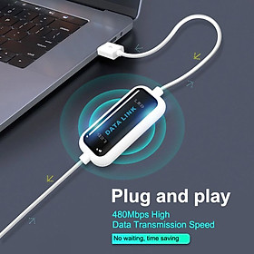 Mua Cáp kết nối truyền dữ liệu giữa 2 máy tính qua cổng USB 2.0 Coppy trực tiếp - Datalink PC Easy copy - 2022 New High Speed USB PC to PC Online Share Data Link File Transfer Cable Copy Line