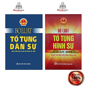 Hình ảnh Review sách Sách - Combo 2 cuốn Bộ luật tố tụng dân sự + Bộ luật tố tụng hình sự