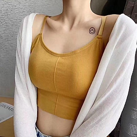 Bra gân bo chiết eo có mút ngực 656