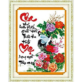 Mua Tranh thêu chữ thập Cha mẹ  DLH-222774
