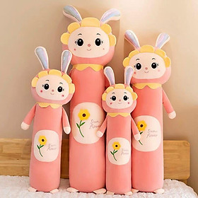 Gấu bông ôm Thỏ Mặt Trời 80cm mềm mịn, cao cấp