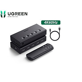 Mua Bộ gộp HDMI 5 vào 1 ra Ugreen 90512 (HDMI 2.0 4K@60Hz HDR  NEW 2023)  CM568 có Remoste hàng chính hãng