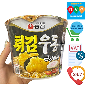 Mì Udon Chiên Nongshim Hàn Quốc Bát Lớn 111G / 농심) 튀김우동 큰사발 111G