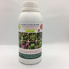 Dung dịch Nano Canxi Super dùng cho cây ăn trái 500ml chống sương muối, mưa axit, chống rụng hoa trái non, nano bạc