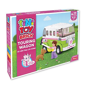 Đồ chơi lắp ráp xe cắm trại Tinitoy YY590569 - 158 mảnh