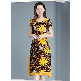 Đầm Hoa Trên Tường DS204