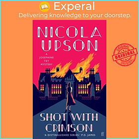 Sách - Shot with Crimson by Nicola Upson (UK edition, hardcover)