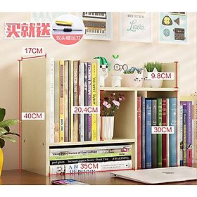 Mua GIÁ SÁCH MINI ĐỂ BÀN BẰNG GỖ CAO CẤP