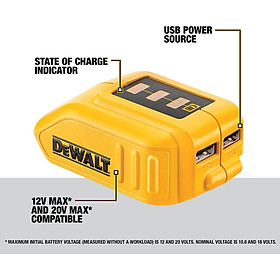 Mua ĐẾ CHUYỂN PIN 12V-18V-20V DEWALT DCB090-KR - HÀNG CHÍNH HÃNG