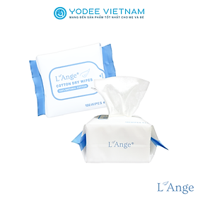 L Ange-Khăn vải đa năng dành cho bé bịch 100 miếng