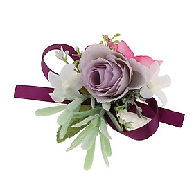 Wedding Party Wrist Corsage Bracelet Bridal Bridesmaid Hand Wrist Flower