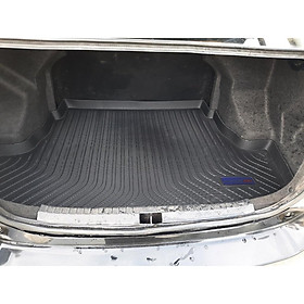 Hình ảnh Thảm lót cốp xe ô tô TOYOTA VIOS (2014-2017) nhãn hiệu Macsim chất liệu TPV cao cấp màu đen(055)Thảm lót cốp xe ô tô TOY