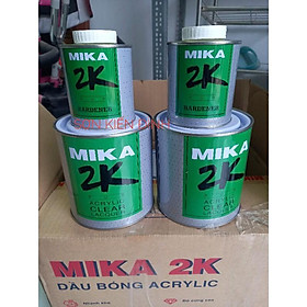Mua Dầu bóng 2K tăng độ cứng 2 thành phần Mika - bộ 1L