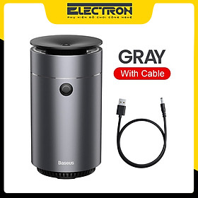 Máy phun sương tạo ẩm, xông tinh dầu mini dùng cho xe hơi Baseus Time Aromatherapy Humidifier (75ml , Alloy Air Humidifier Aroma for Car) - Hàng chính hãng