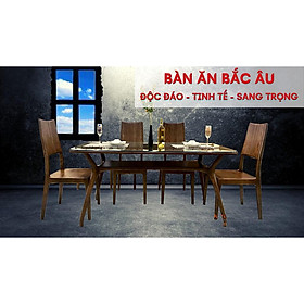 Mua Mẫu Bàn Ăn Bắc Âu Hiện Đại Sang Trọng Bậc Nhất LG-BA004