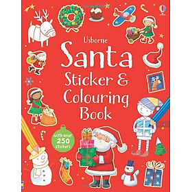 Santa Sticker & Colouring Book