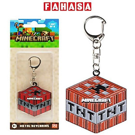 Móc Khóa Minecraft Bằng Kim Loại Mẫu 5 - Mojang Studios TNT/MC6010
