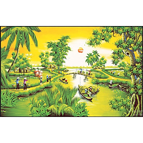 Mua Tranh đính đá Phong cảnh việt ( chưa đính) - 88656