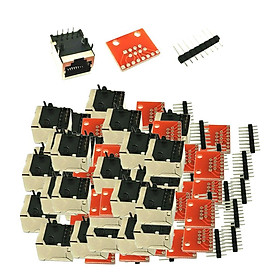 8P  Connector PCB And Breakout Board Kit For Check Ethernet Not Weld X30