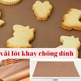 Mua Tấm Vải Nướng Chống Dính Chịu Nhiệt Lót Dụng Cụ Làm Bánh Sử Dụng Nhiều Lần 40x60cm - VAILOTKHAY6040