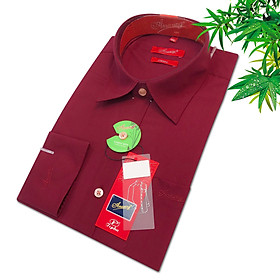 Áo sơ mi nam trơn nhiều màu Amazing, vải Bamboo mềm mịn thấm hút, dáng truyền thống, vạt bầu, tay dài