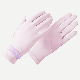 Găng tay chống nắng chống trượt mềm mại co giãn thoáng khí cho nữ