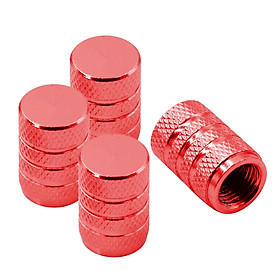 4 Pieces Tire  Stem Caps Tire  Dustproof with O Rubber  Aluminum Alloy Stem Covers Universal for Bicycles Motorcycles