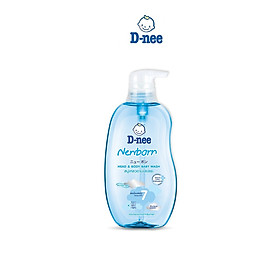 Tắm Gội Toàn Thân Baby Xanh D-Nee Dành Cho Bé Dưới 3 Tuổi (380ml)