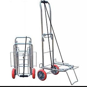 Mua Xe đi chợ kéo hàng đẩy đồ rất nhẹ nhàng đa năng i nốc 304%