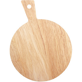 Mua Thớt Gỗ Cao Su Hình Tròn Quai Vát Gỗ Đức Thành 03431 (29.5 x 22 x 1.5 cm)
