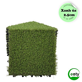 Vỉ cỏ nhân tạo lót sàn ban công, ngoài trời đế nhựa 30cmx30cm