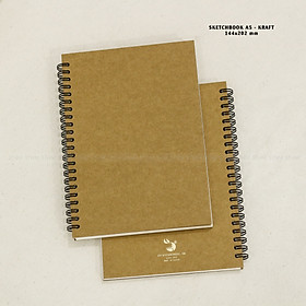 Sổ tay vẽ chì (sketchbook) - Khổ A5