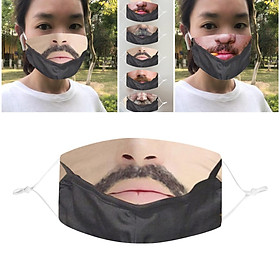 Mua Funny Face Mask Breathable Washable Mouth Protection Reusable Mouth Mask - C tại Magideal2 Mua Funny Face Mask Breathable Washable Mouth Protection Reusable Mouth Mask - C tại Magideal2