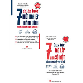 Combo 7 Chiến Lược Để Khởi Nghiệp Thành Công – Phương Thức Kinh Doanh Lanchester + 7 Quy Tắc Tạo Lập Vị Trí Số Một Của Doanh Nghiệp Vừa Và Nhỏ – Chiến Lược Để Trở Thành Số 1 Theo Phương Thức Kinh Doanh Lanchester (Bộ 2 Cuốn) _PNU