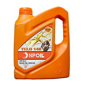 Dầu cầu hộp số NPOIL TELO 140 - 85W-140 - API GL4/GL5 - 4 Lít - Hàng Chính Hãng