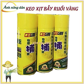 Mua 3 chai Keo Bẫy Ruồi Vàng Đục Quả - Chai Xịt 450ml
