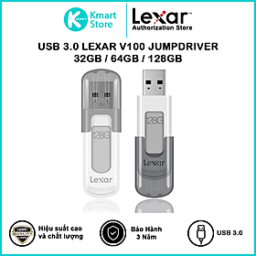Mua USB Lexar V100 JumpDrive 32GB / 64GB / 128GB - USB 3.0 - Hàng Chính Hãng