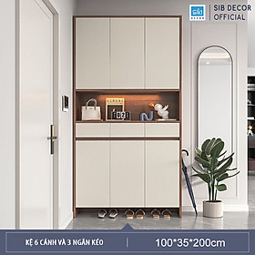 Mua Tủ Giày Gỗ Đa Năng SIB Decor Đặt Tại Lối Vào Phòng Khách