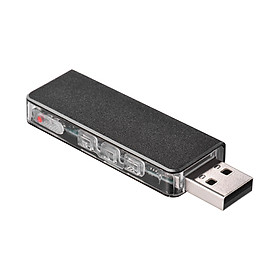 Máy Ghi Âm Nghe Nhạc Tích Hợp Cổng USB (8Gb) - Đen